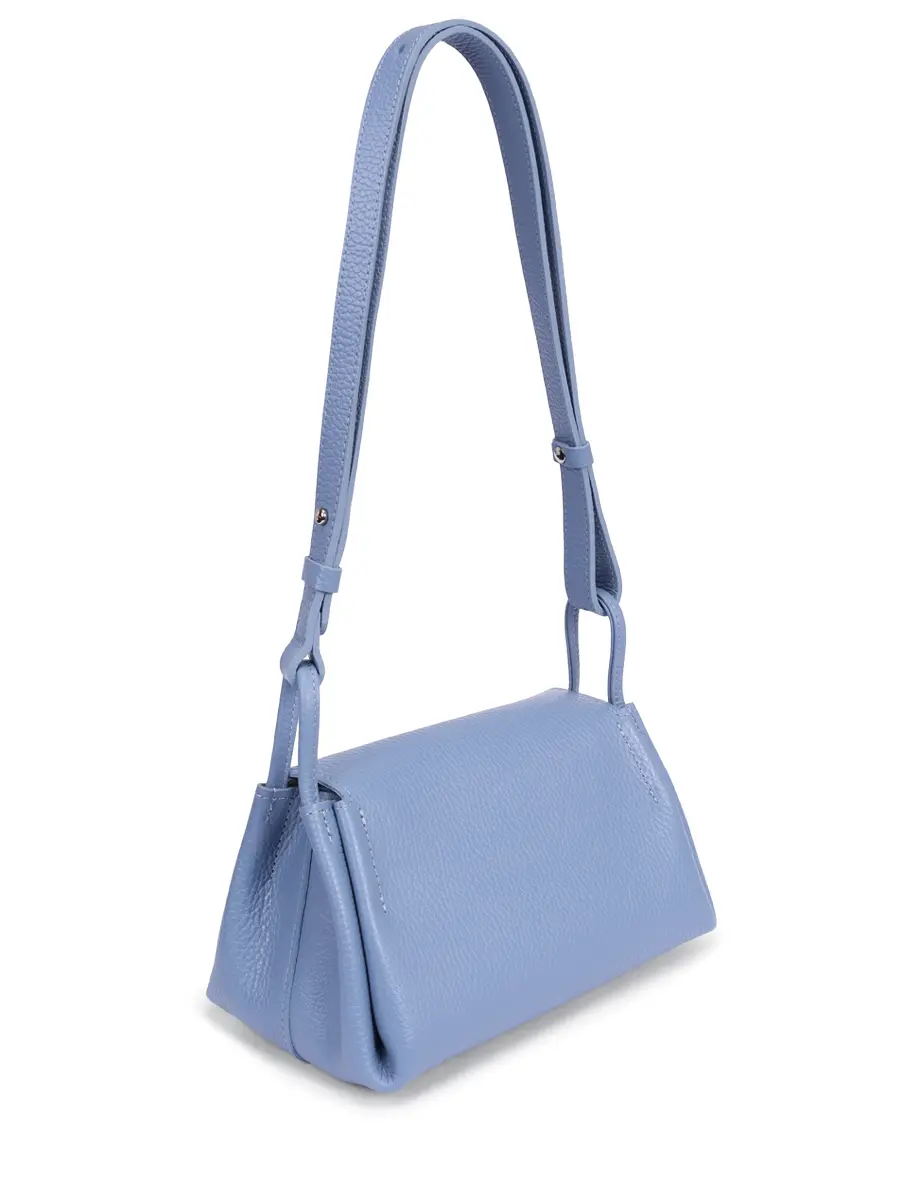 Сумка кожаная LANCASTER 470-87-BLEUCEN_AR Голубой  Фото 3