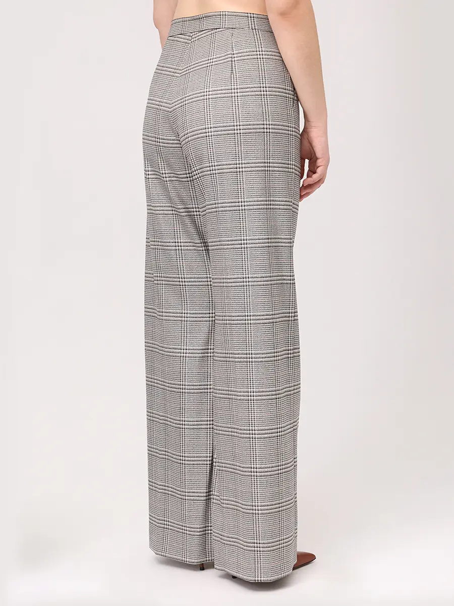 Брюки в клетку ELENA MIRO P165P4746301 Серый  Фото 3