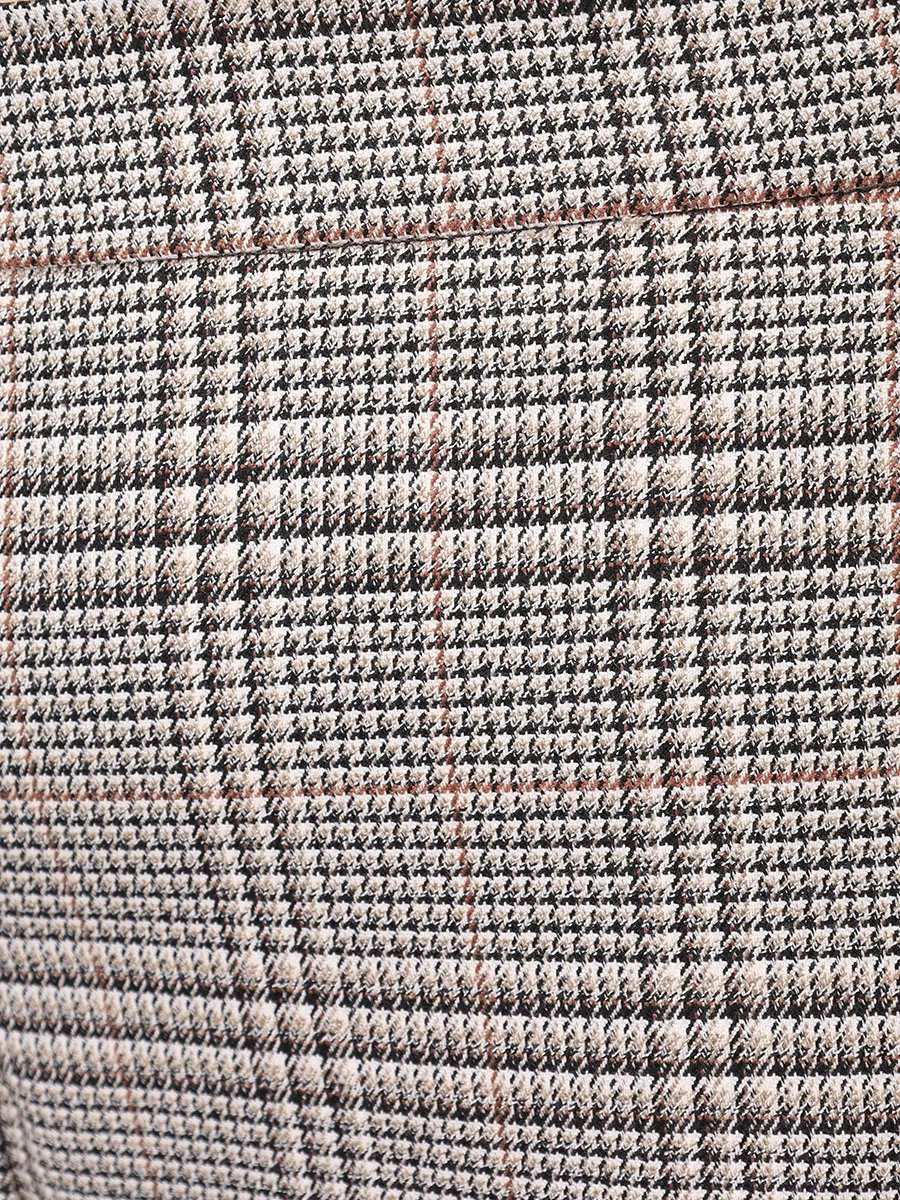 Брюки в клетку ELENA MIRO P165P4746301 Серый  Фото 6