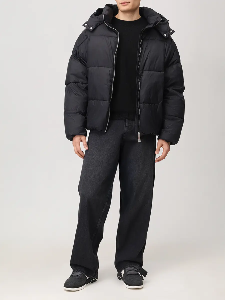 Куртка стеганая HINNOMINATE HMABM01360 Черный  Фото 2