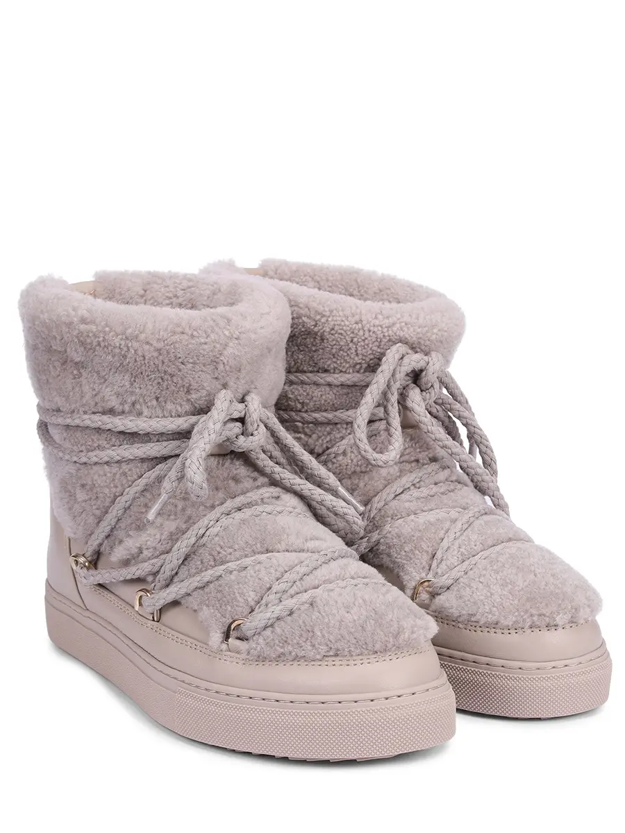 

Ботинки комбинированные на меху, Бежевый, 1001.003.0281.030