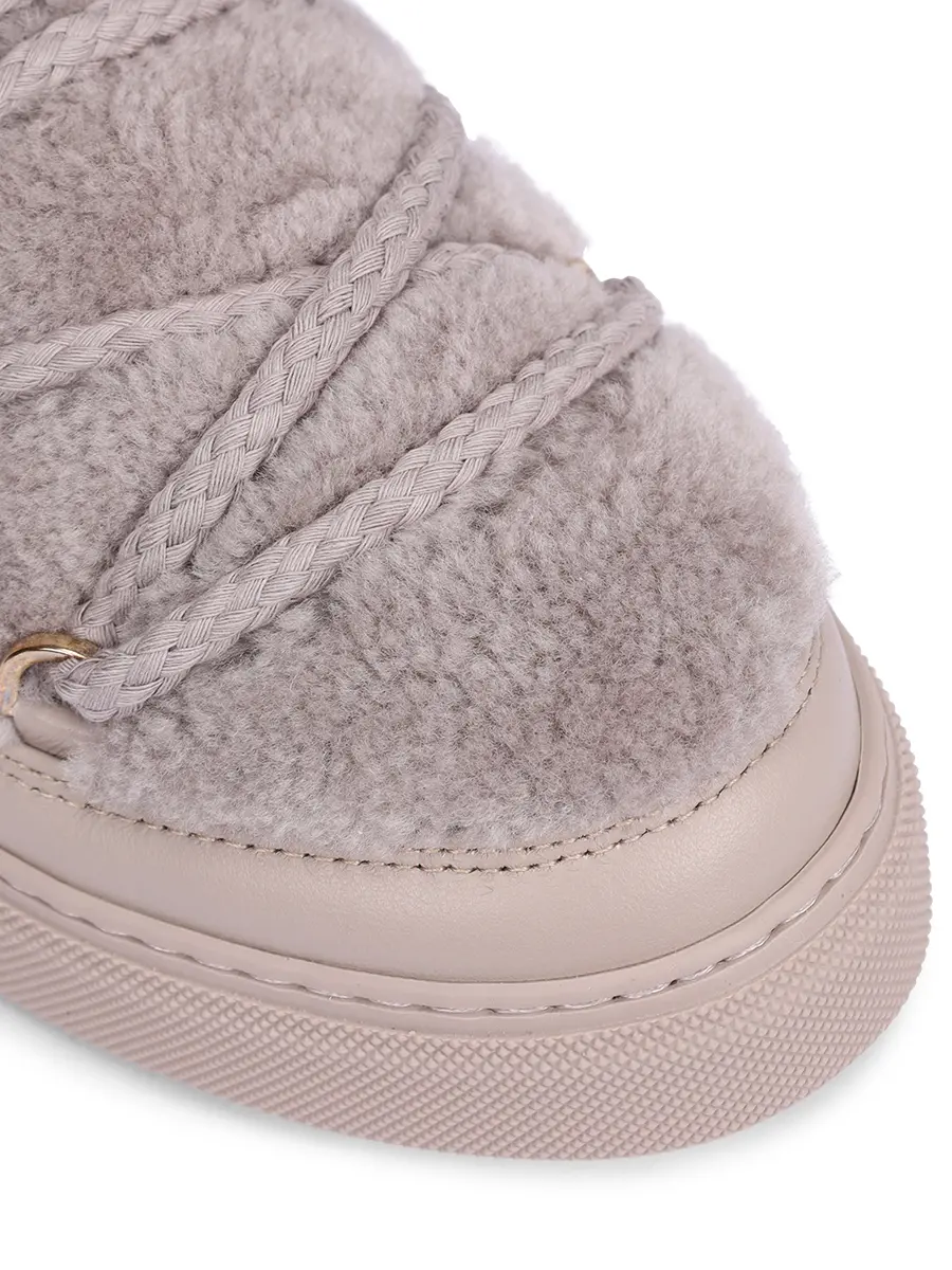 Ботинки комбинированные на меху INUIKII 1001.003.0281.030 Бежевый  Фото 5