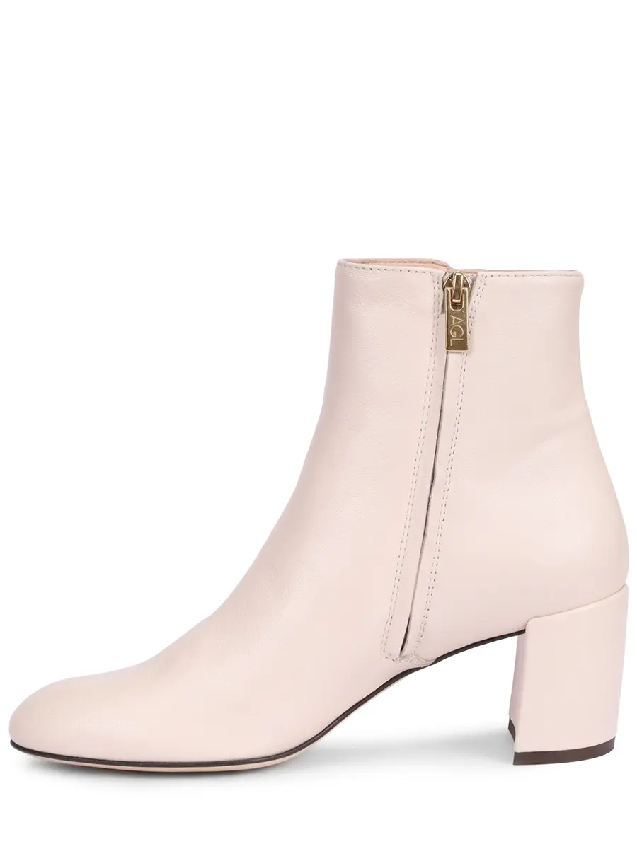 Ботильоны кожаные Lynn AGL D140622PASOFTY0119 Белый  Фото 3