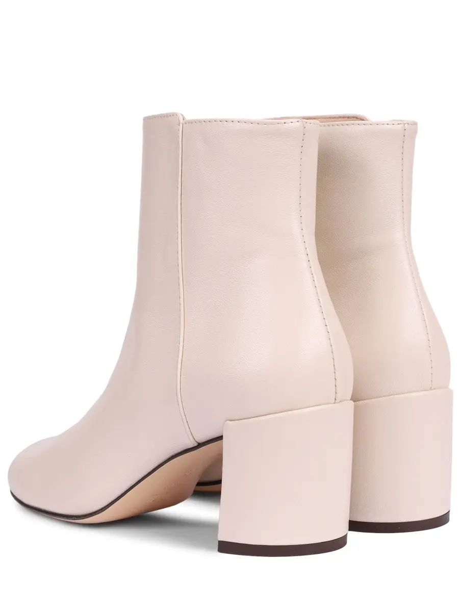 Ботильоны кожаные Lynn AGL D140622PASOFTY0119 Белый  Фото 4