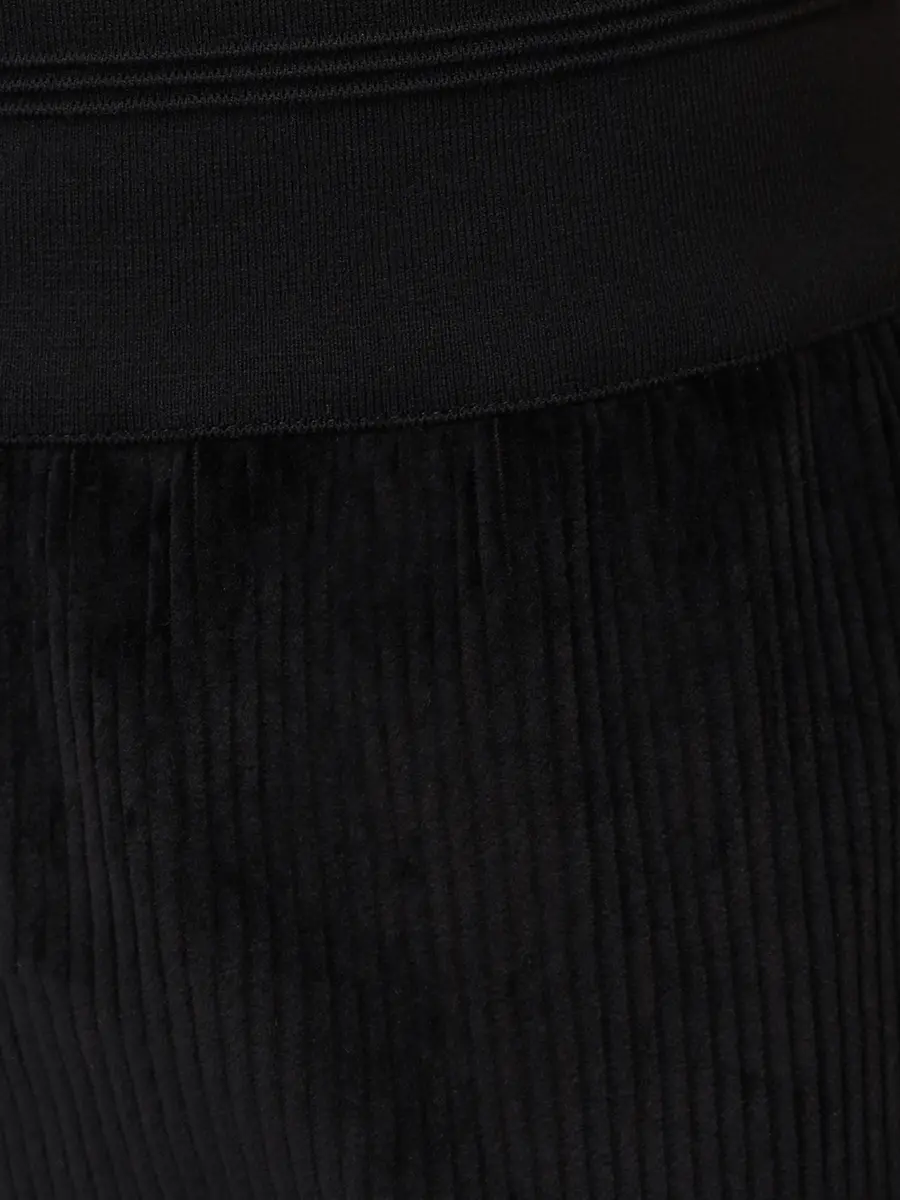 Брюки вельветовые LORENA ANTONIAZZI C2591PA80Q_5118 999 Черный  Фото 6