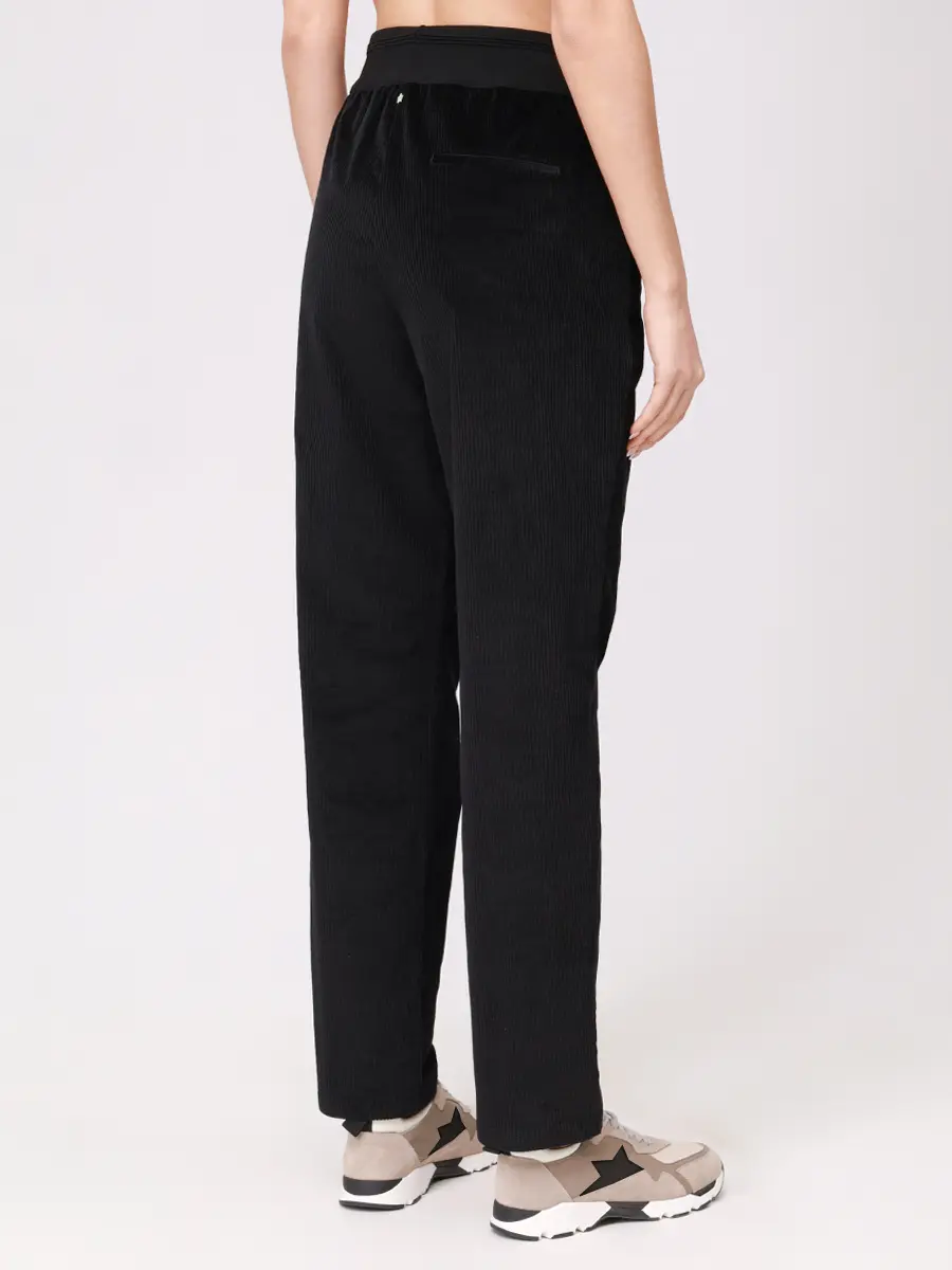 Брюки вельветовые LORENA ANTONIAZZI C2591PA80Q_5118 999 Черный  Фото 3