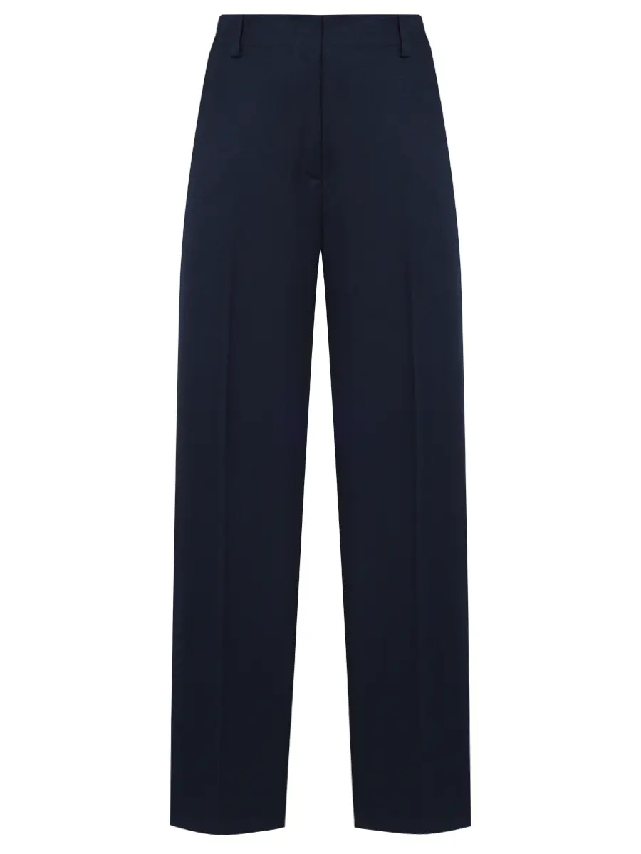 

Брюки из шерсти и вискозы, Синий, P8172-875B-812