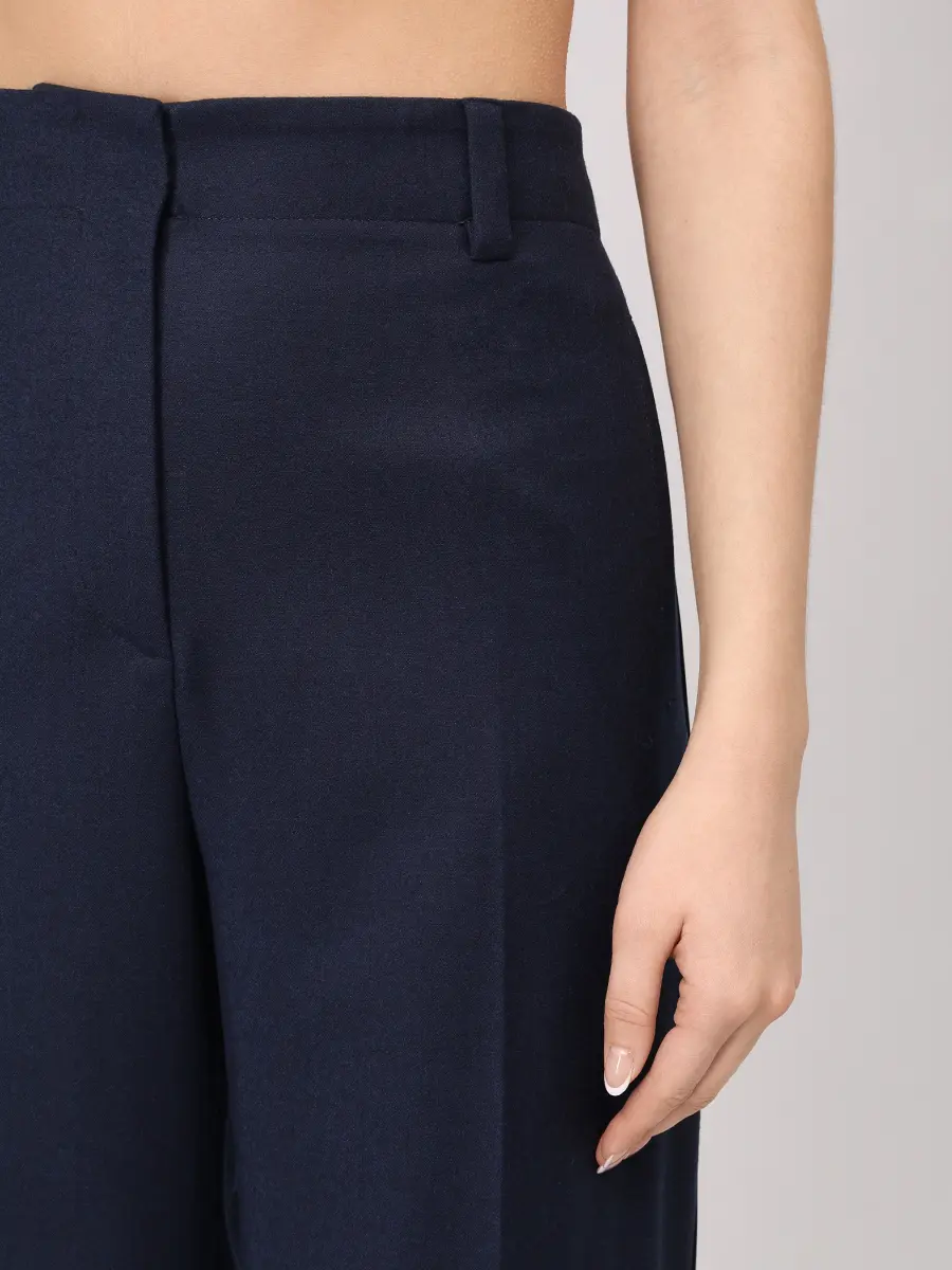 Брюки из шерсти и вискозы ANTONELLI FIRENZE P8172-875B-812 Синий  Фото 5