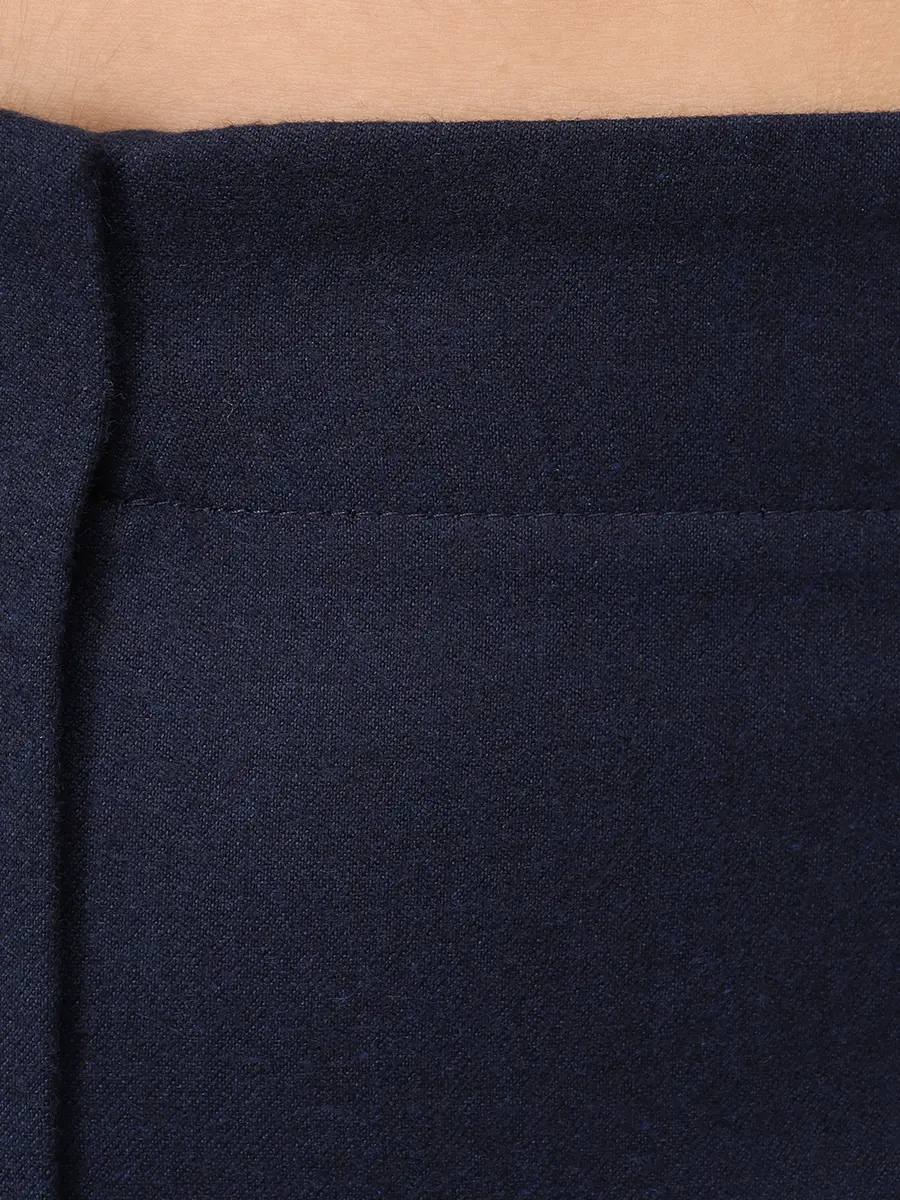 Брюки из шерсти и вискозы ANTONELLI FIRENZE P8172-875B-812 Синий  Фото 6