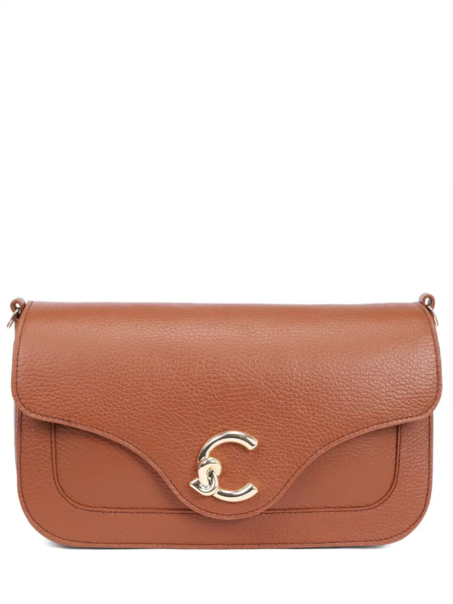 Сумка кожаная C-Me COCCINELLE E1 SSL 12 03 01/W11 Коричневый 