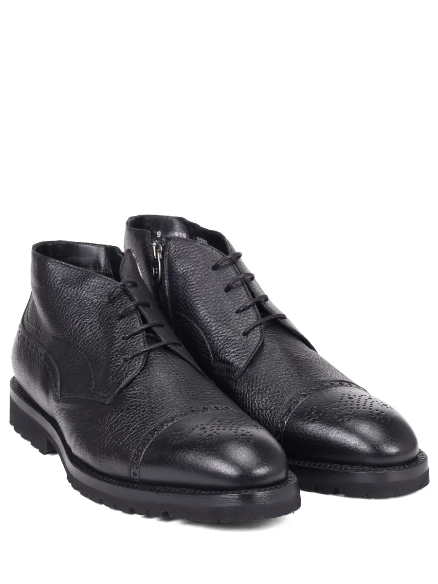 Ботинки кожаные на меху BARRETT 252U065.1 Черный  Фото 2