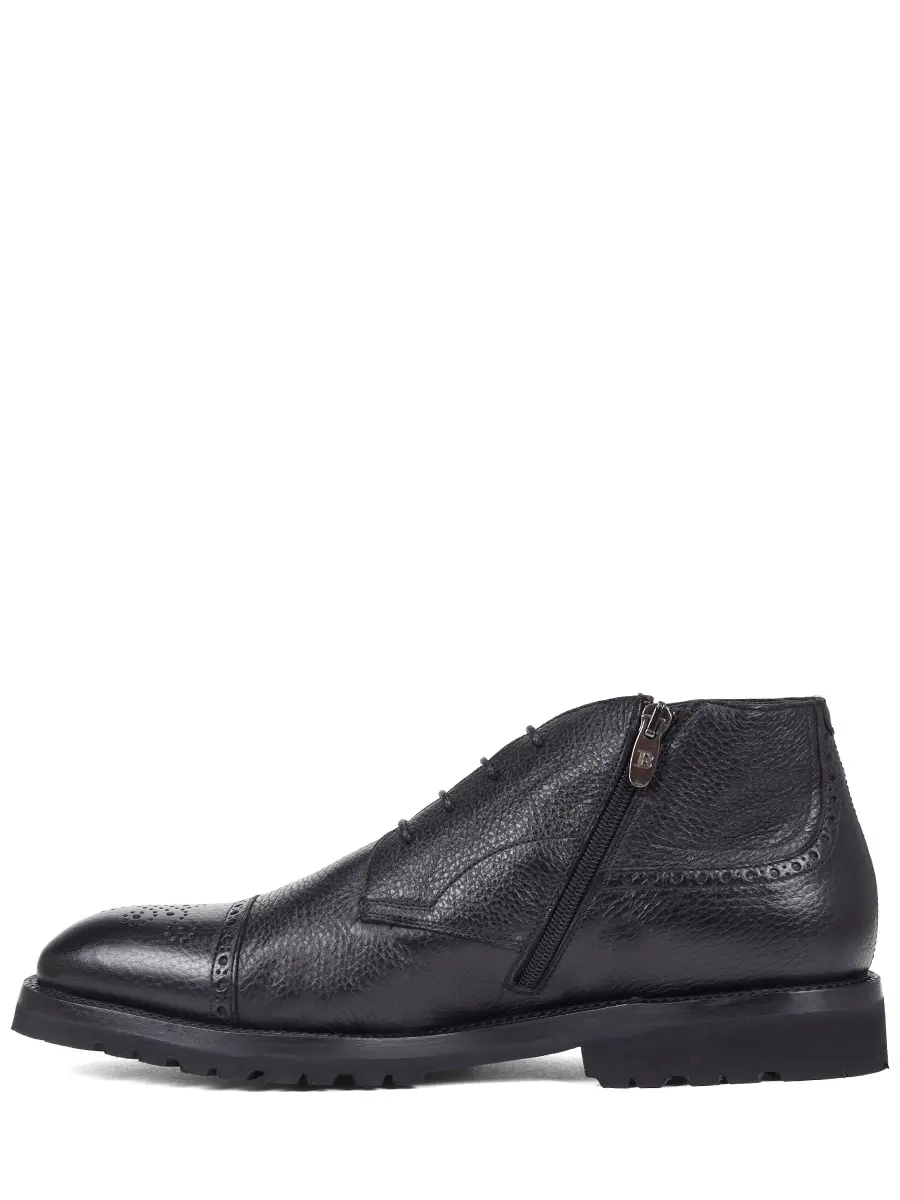 Ботинки кожаные на меху BARRETT 252U065.1 Черный  Фото 3