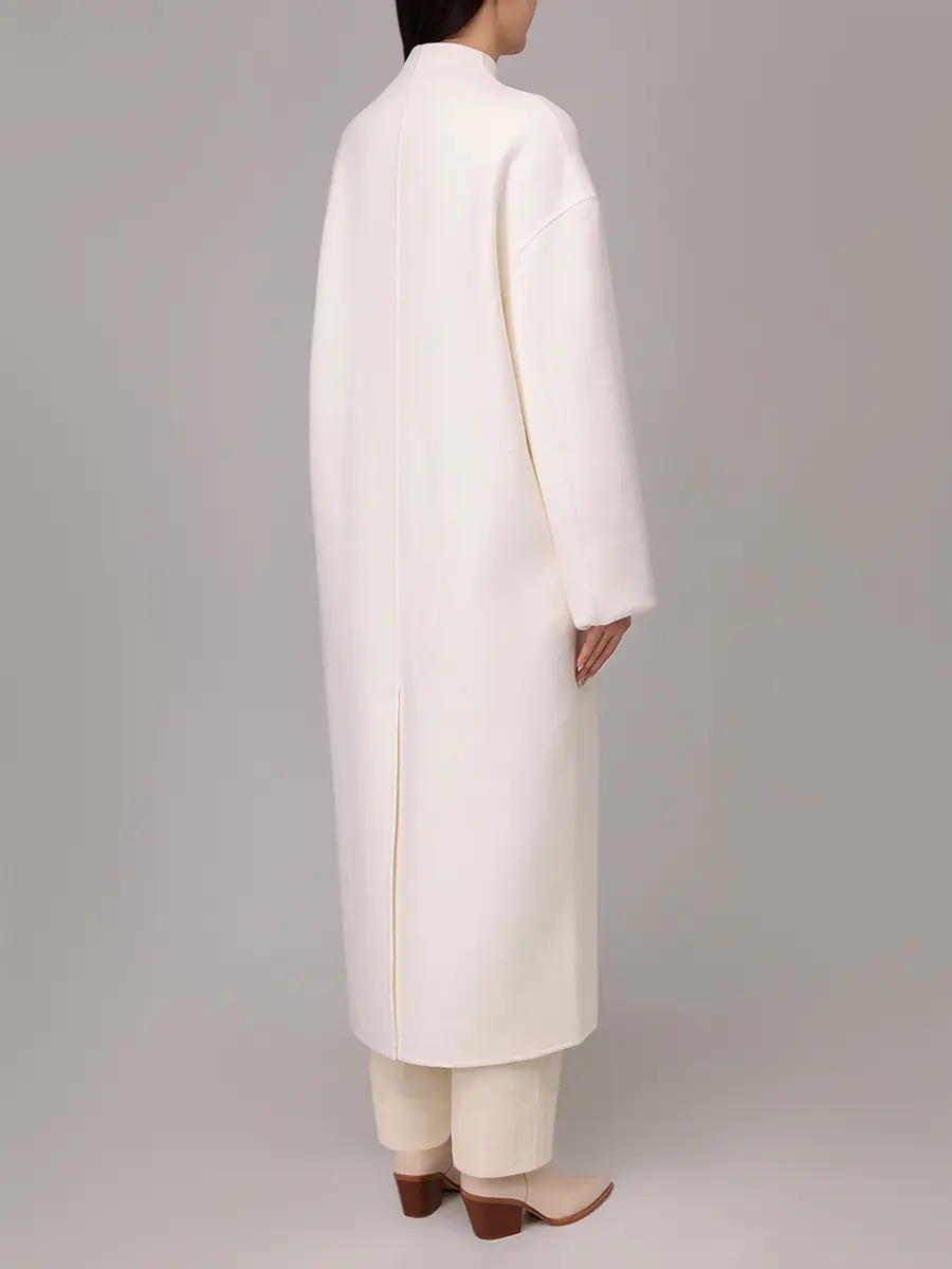 Пальто шерстяное Amory LOULOU DE SAISON AMORY Белый  Фото 3