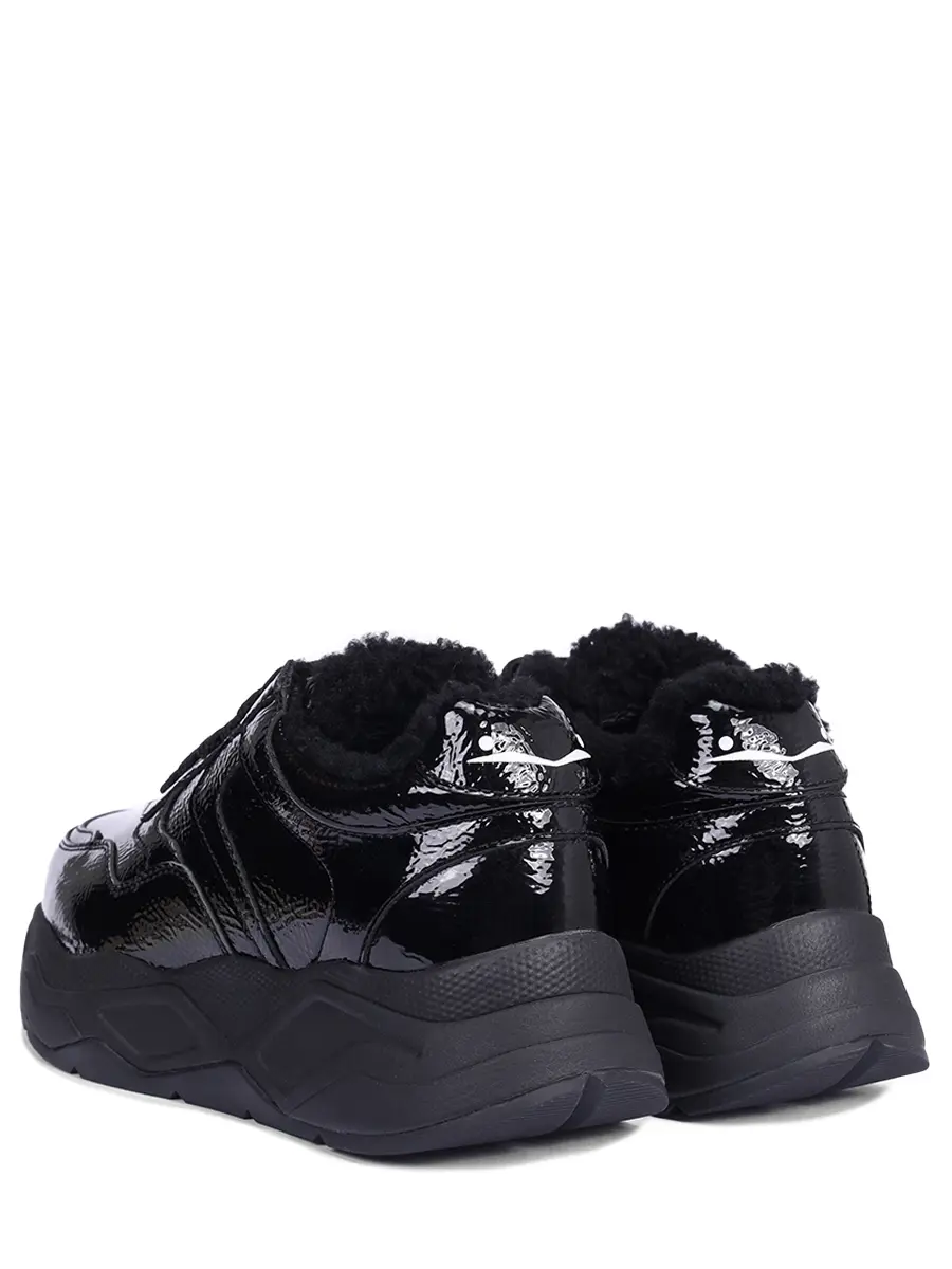 Кроссовки кожаные на меху VOILE BLANCHE 001 2019643 01 0A01 Черный  Фото 4