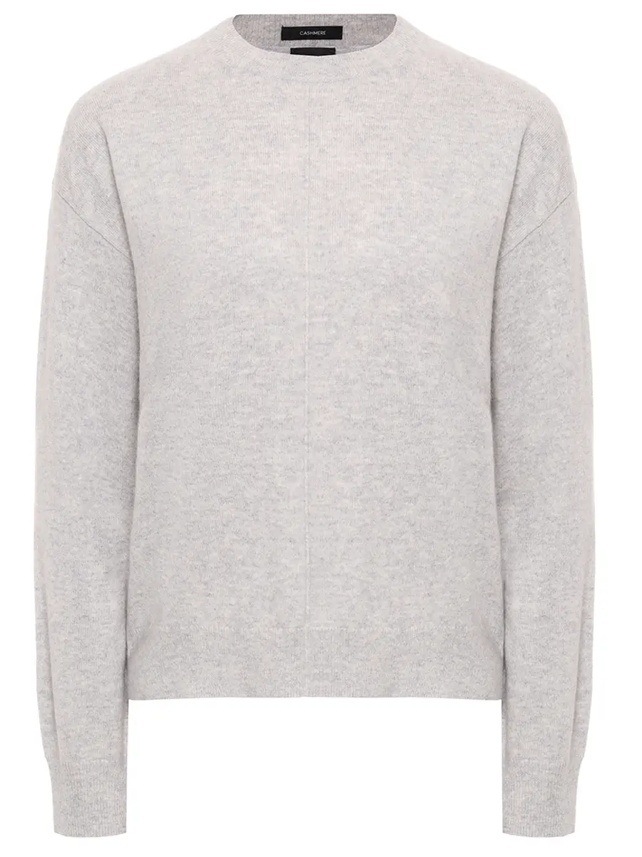 Джемпер кашемировый BOSS 50547883/058 Серый 