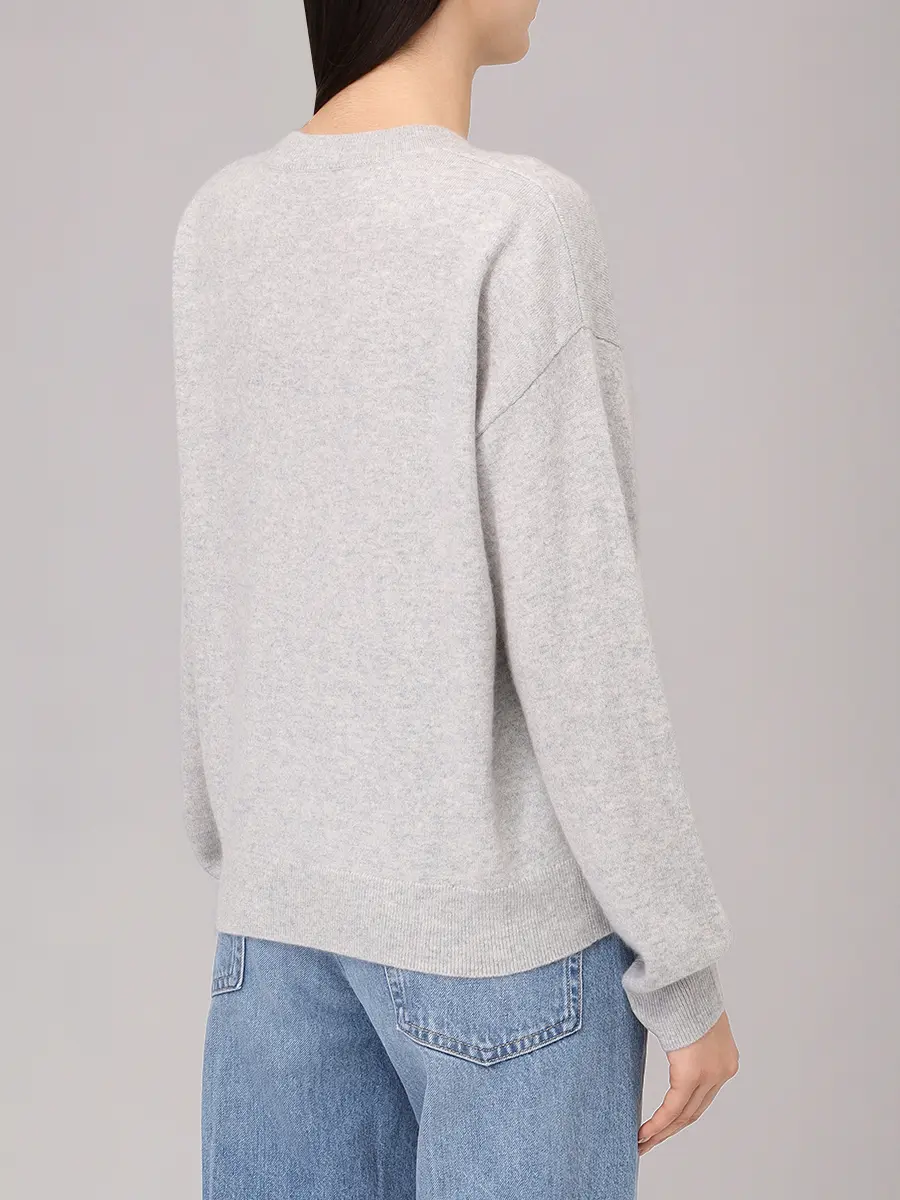 Джемпер кашемировый BOSS 50547883/058 Серый  Фото 3