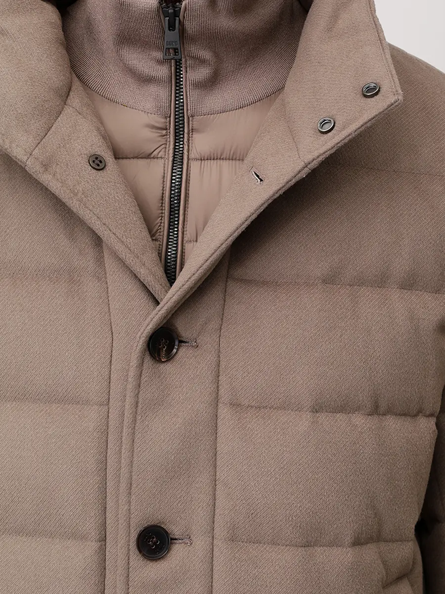 Пуховик стеганый DUNO ORLANDO 251 Бежевый  Фото 5