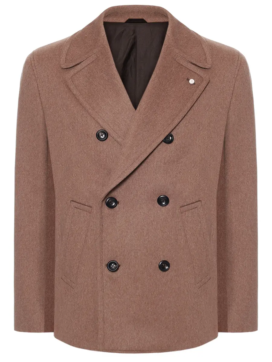 

Бушлат шерстяной, Коричневый, 57505/3/9105