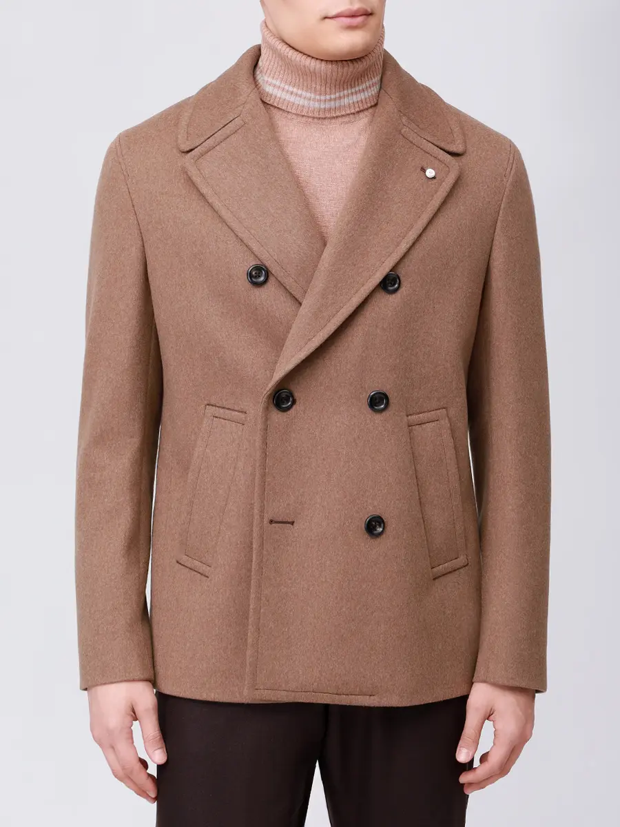 

Бушлат шерстяной, Коричневый, 57505/3/9105