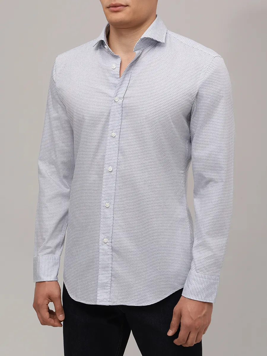 

Рубашка Slim Fit хлопковая, Голубой, 50545429/450