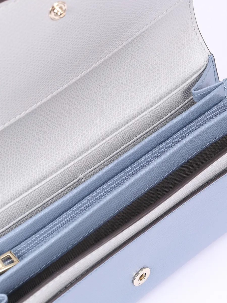 Кошелек кожаный FURLA WP00317-ARE000-4352S Голубой  Фото 3