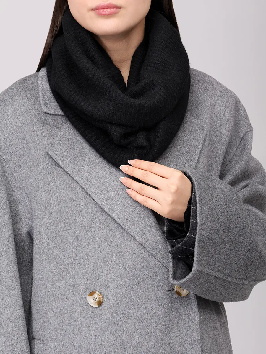 Шарф кашемировый Ermy LOULOU DE SAISON EMRY Черный  Фото 2