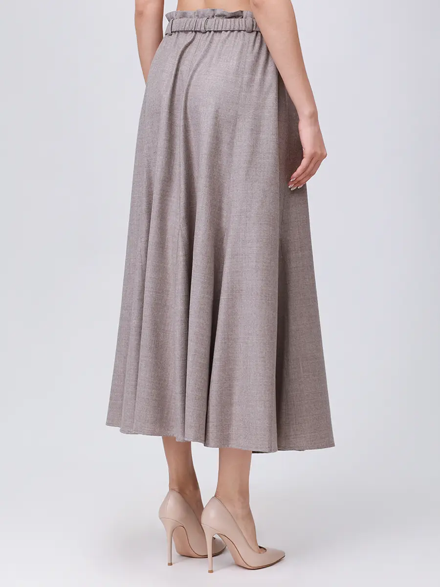 

Юбка шерстяная, Серый, TG1008U-U1142U-N77