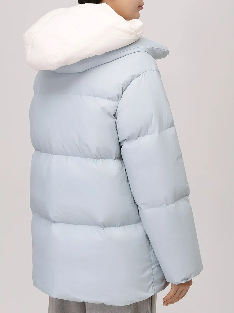 Пуховик стеганый HETREGO 8P631 F 25WD01 TINDA-PRB Голубой  Фото 3
