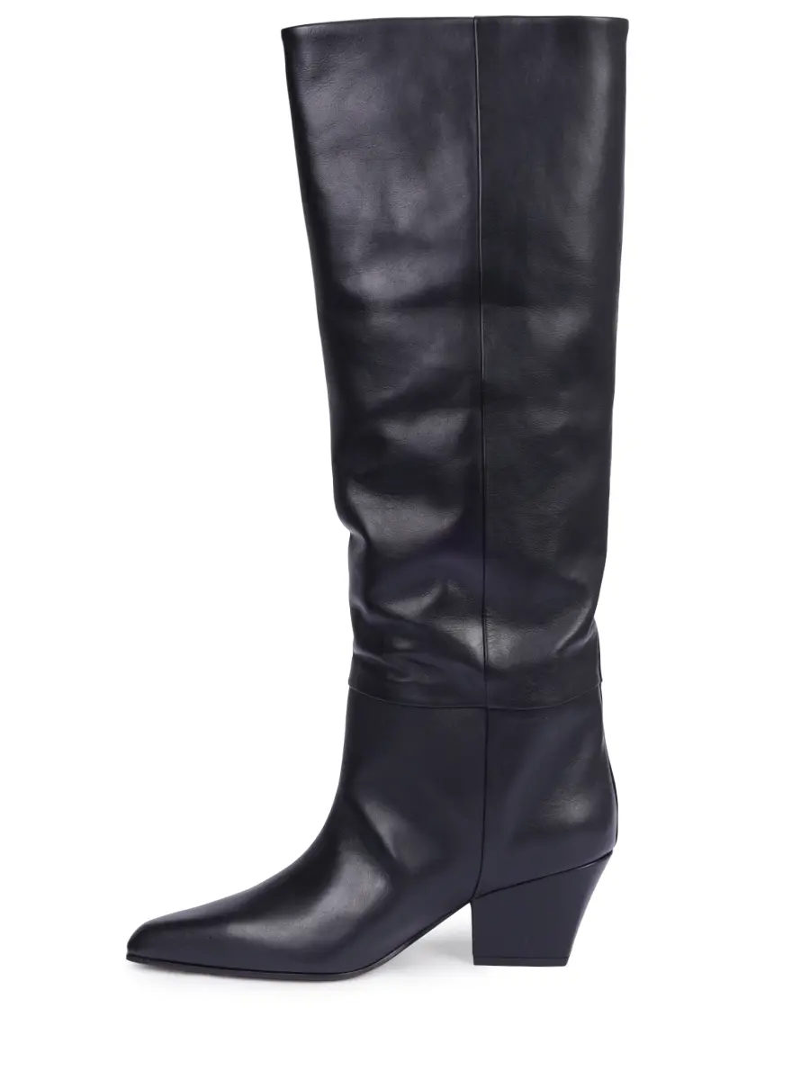 Сапоги кожаные PARIS TEXAS PX1119-XVT01-JANE Черный  Фото 3