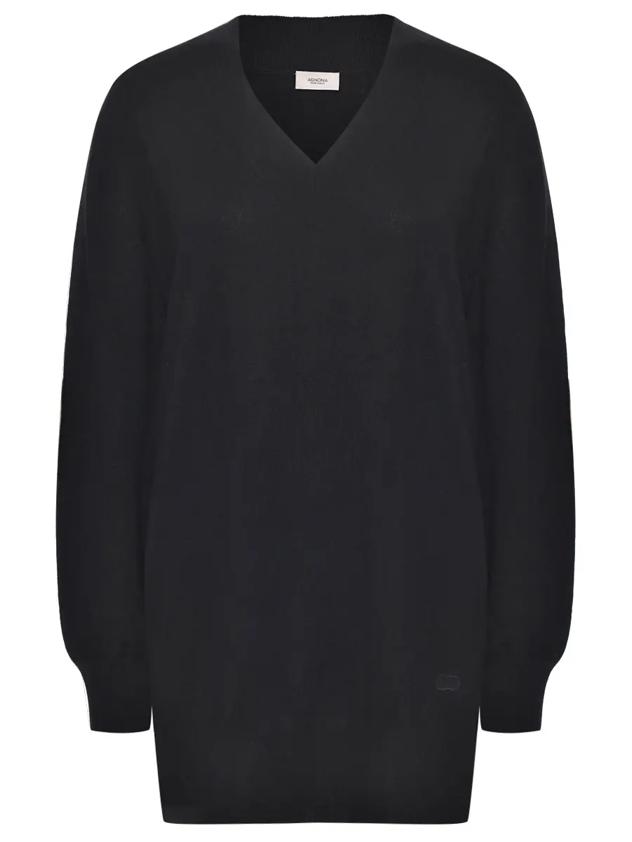 

Пуловер кашемировый, Черный, K008018U-4K120NU-K09