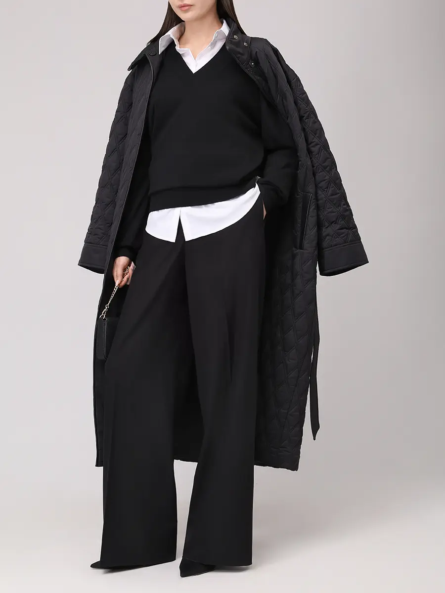 Пуловер кашемировый AGNONA K008018U-4K120NU-K09 Черный  Фото 2