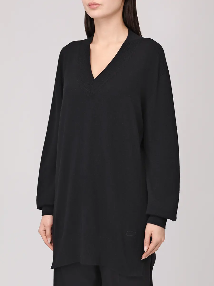 Пуловер кашемировый AGNONA K008018U-4K120NU-K09 Черный  Фото 4