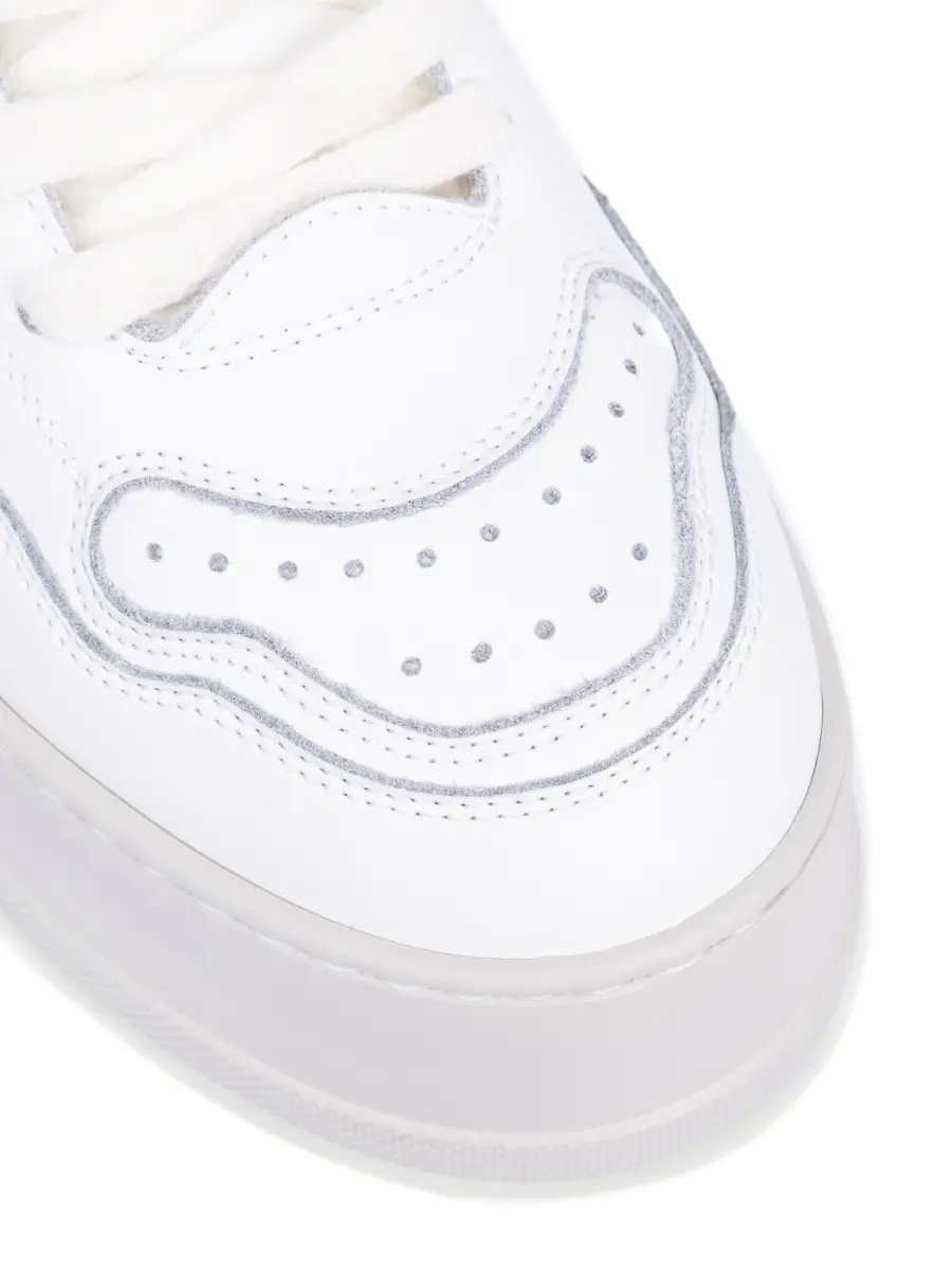 Кеды кожаные на меху STOKTON S-400 Белый  Фото 5