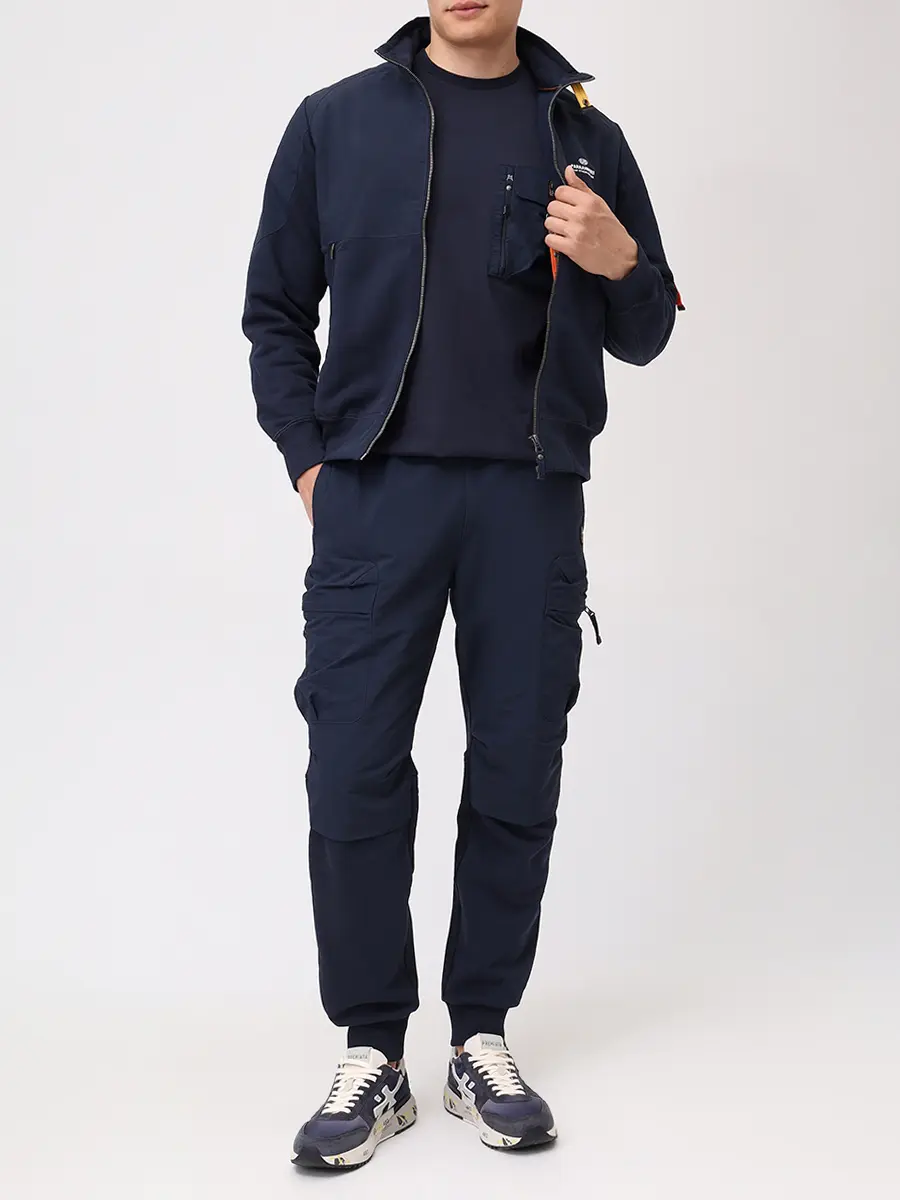 Футболка хлопковая PARAJUMPERS 25WMPMTSRE07/0316 Синий  Фото 2