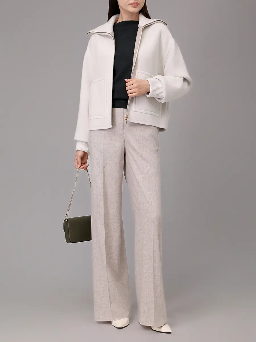 Кардиган кашемировый AGNONA TH1013U-D7045U-N03 Белый  Фото 2