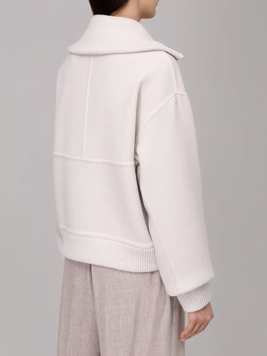 Кардиган кашемировый AGNONA TH1013U-D7045U-N03 Белый  Фото 3