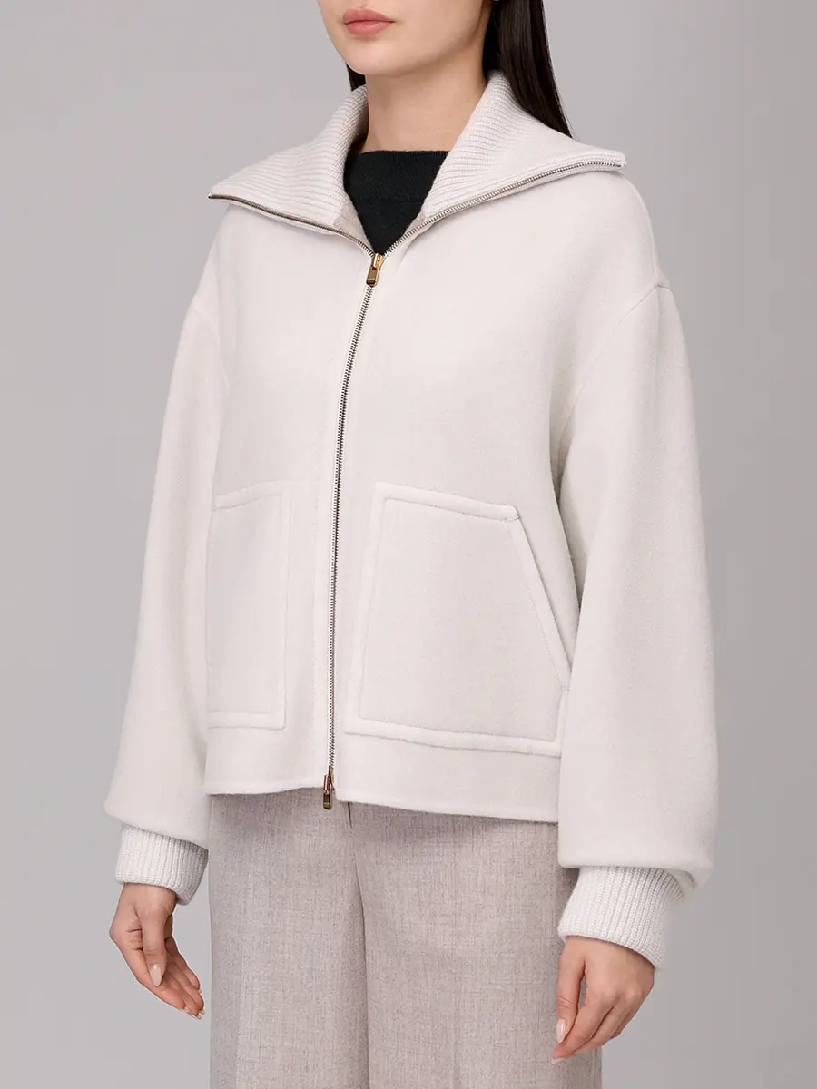 Кардиган кашемировый AGNONA TH1013U-D7045U-N03 Белый  Фото 4