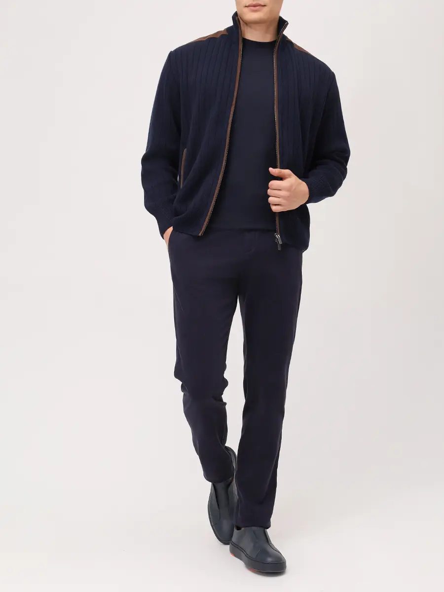 Футболка из хлопка и лиоцелла PAUL & SHARK 15311602/050 Синий  Фото 2