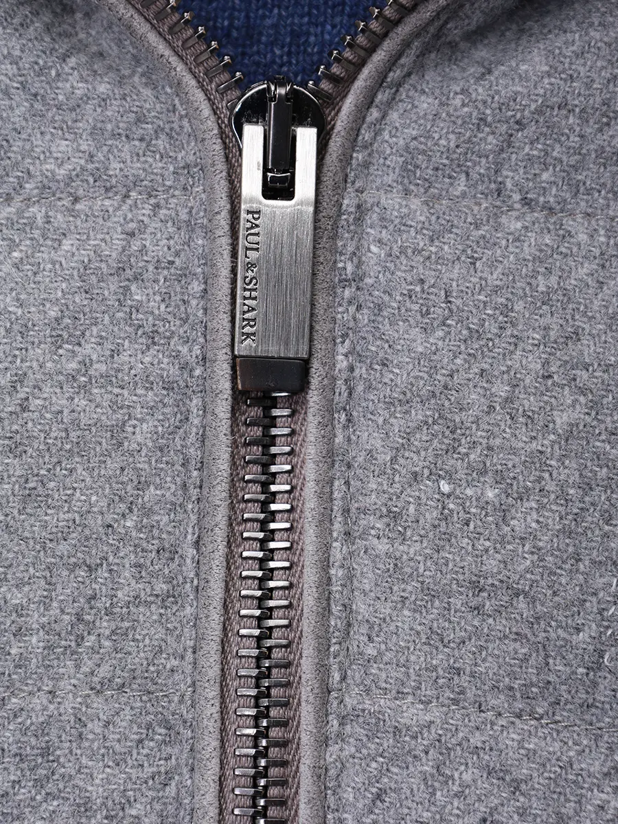 Куртка из шерсти и кашемира PAUL & SHARK 15311276/691 Серый  Фото 6