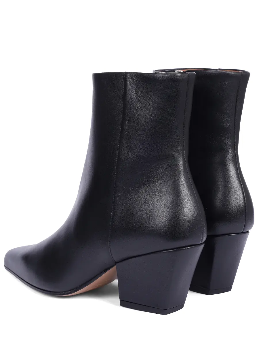 Ботильоны кожаные PARIS TEXAS PX1194-XVT01-JANE ANKLE BOOT 60 Черный  Фото 4