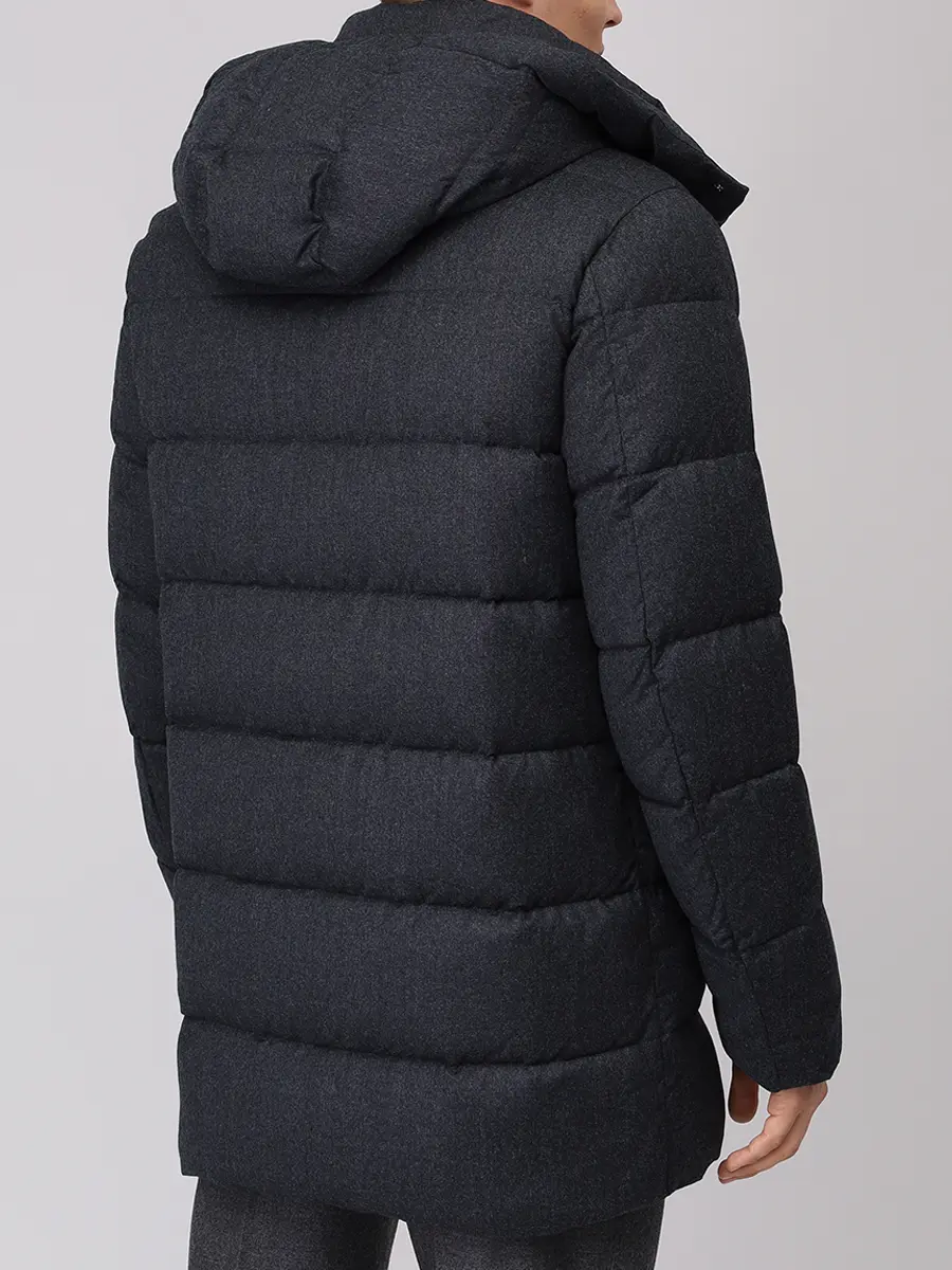 Пуховик стеганый HETREGO 8P422 F 25W016 PMM PAW Серый  Фото 3