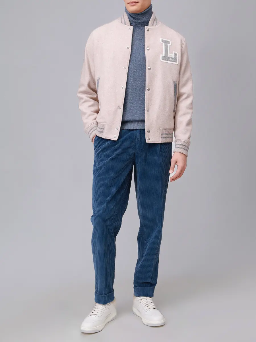Брюки вельветовые L.B.M. 1911 55512/8/8491 Синий  Фото 2