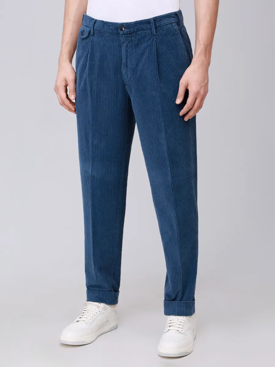 Брюки вельветовые L.B.M. 1911 55512/8/8491 Синий  Фото 4