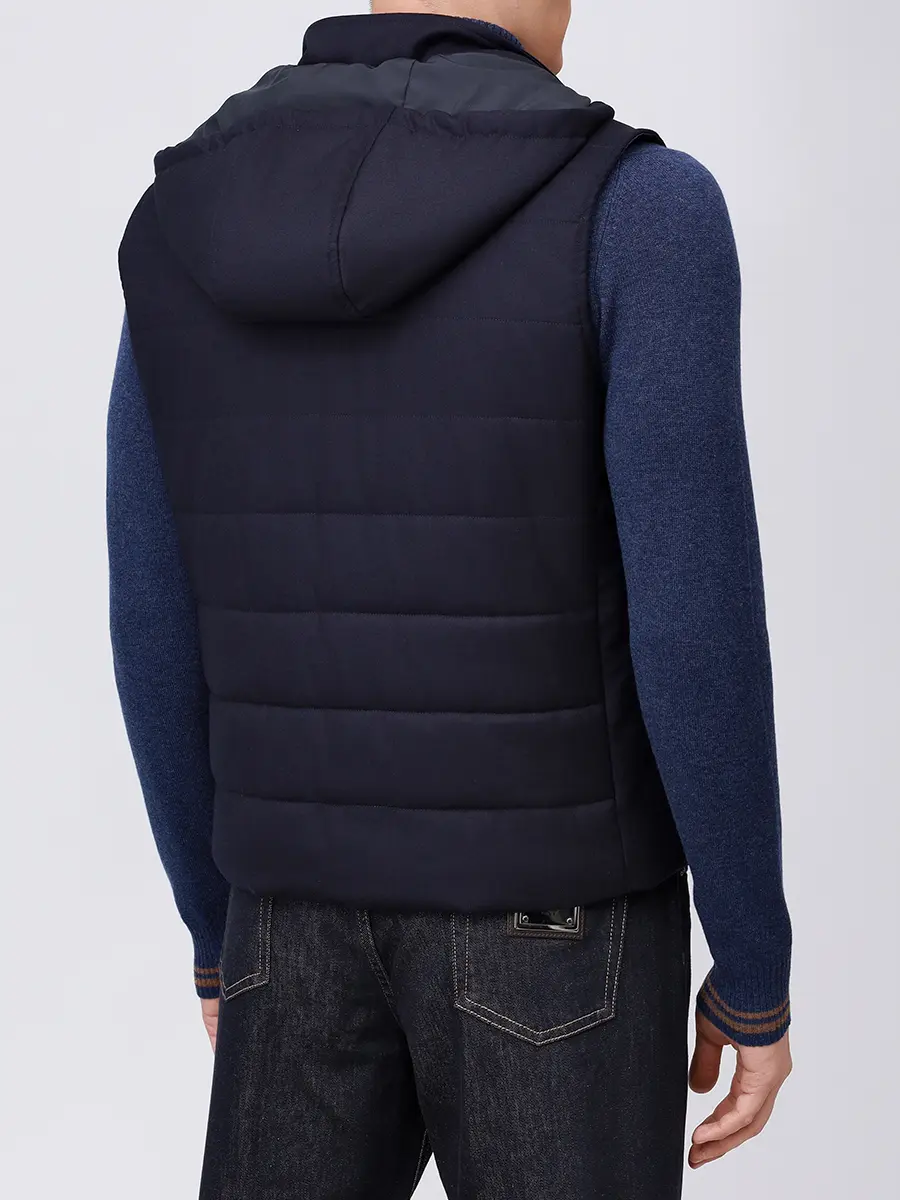 Жилет стеганый LUBIAM 54536/3/9172 Темно- Синий  Фото 3
