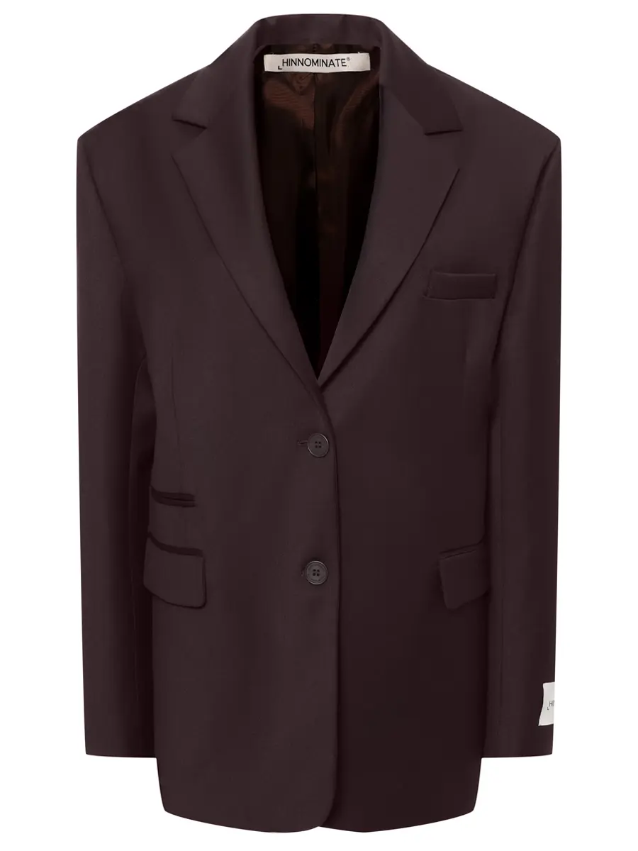 

Пиджак однотонный, Коричневый, HMABW02211