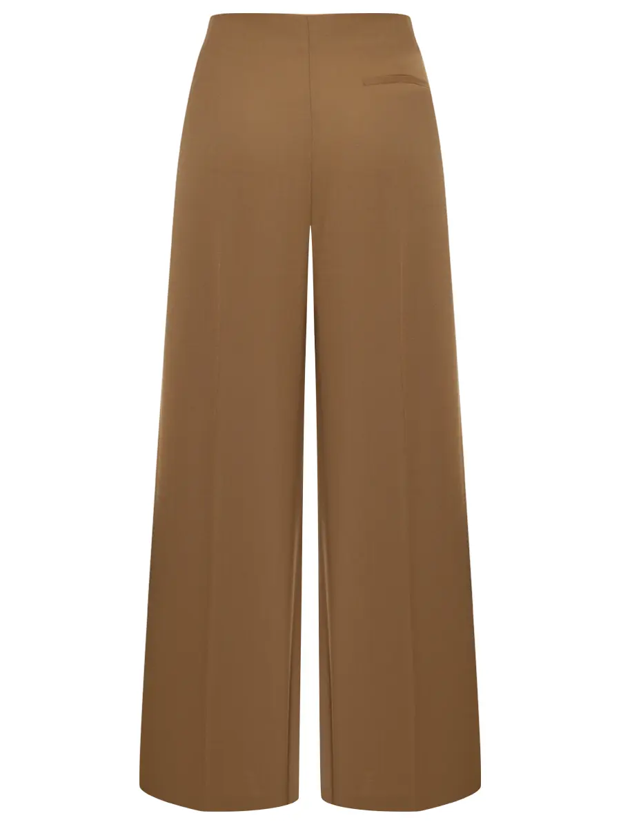 Брюки однотонные ALBERTA FERRETTI A031466350145 Коричневый  Фото 2