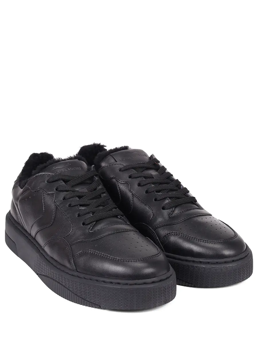 Кеды кожаные на меху Gemini VOILE BLANCHE 001 2019557 01 0A01 Черный  Фото 2