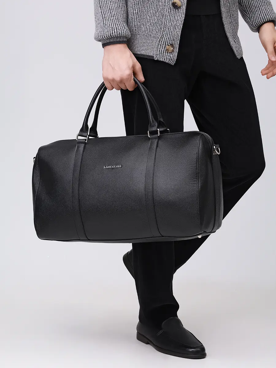 Сумка кожаная Delphino Lucas LANCASTER 312-11-NOIR Черный  Фото 2