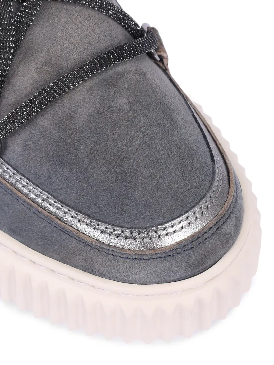 Ботинки из нутбука на меху VOILE BLANCHE 001 2019542 02 0C01 Серый  Фото 5