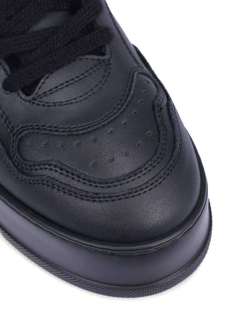 Кеды кожаные на меху STOKTON S-400 Черный  Фото 5